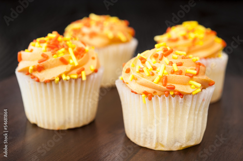 Photo: Four Fall Cupcakes Four Fall Cupcakes