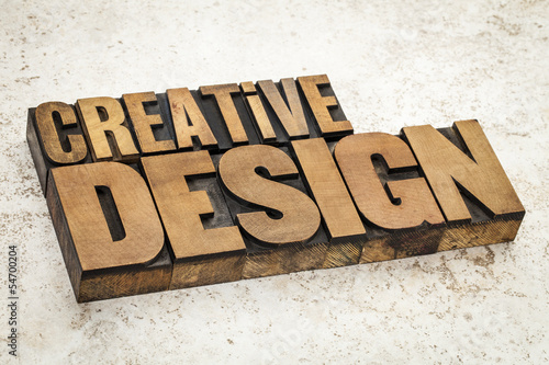 Photo: creative design in wood type creative design in wood type