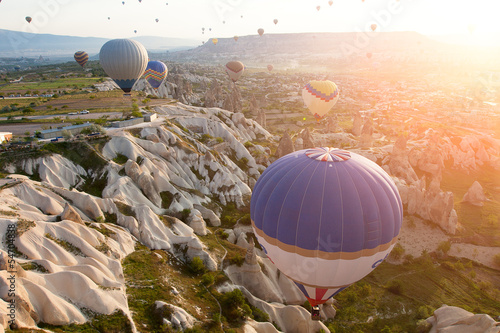 Photo: Balloon flight near the rock Balloon flight near the rock