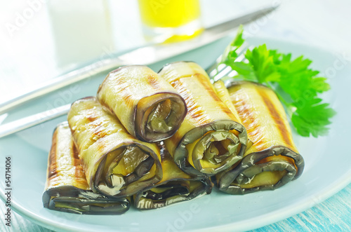 Photo: eggplant rolls eggplant rolls