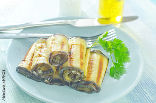 Photo: eggplant rolls eggplant rolls