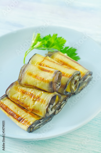 Photo: eggplant rolls eggplant rolls