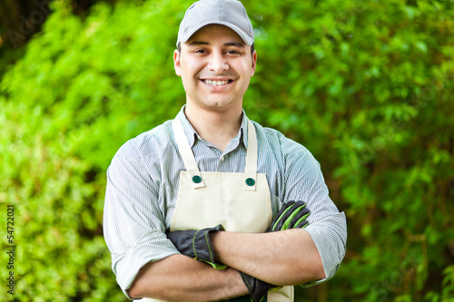 Photo: Smiling gardener Smiling gardener