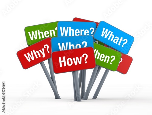 Illustration: questions questions