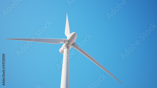 Illustration: Eolic Generator with Clipping Path Eolic Generator with Clipping Path