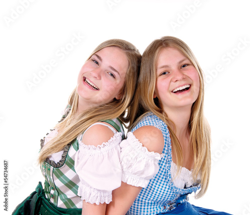 Photo: Zwei Mädchen im Dirndl Zwei Mädchen im Dirndl