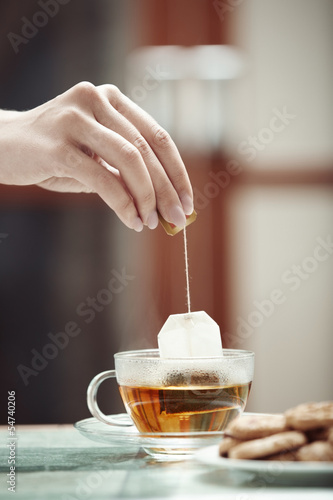 Photo: Tea preparation Tea preparation