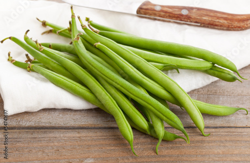 Photo: Organic pole beans Organic pole beans