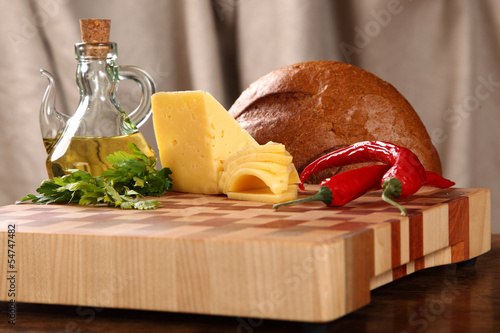 Photo: products on a chopping board products on a chopping board