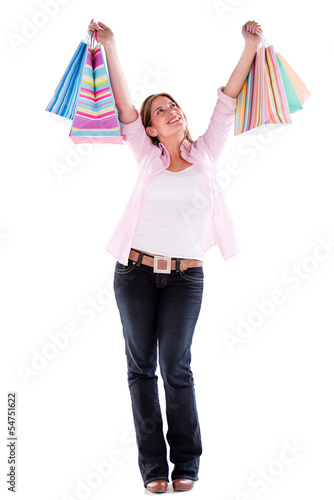Photo: Happy shopping woman Happy shopping woman