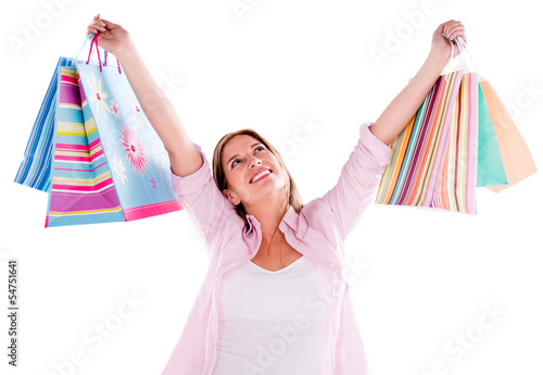 Photo: Happy shopping woman Happy shopping woman