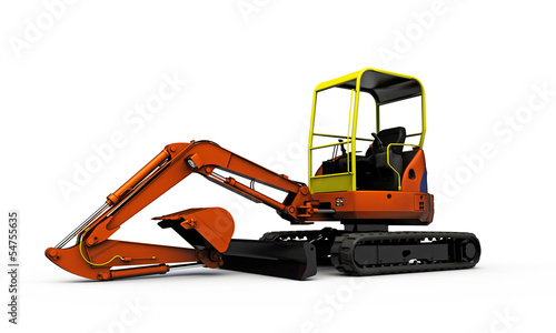 Illustration: excavator excavator