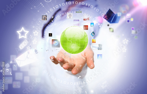 Photo: Globalization concept Globalization concept