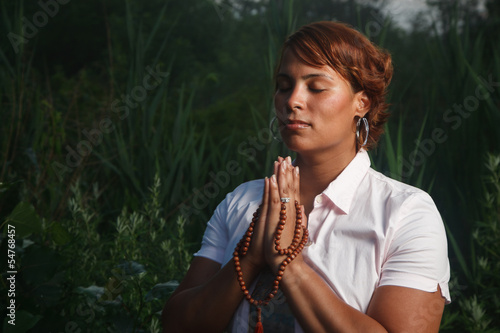 Photo: Woman praying Woman praying