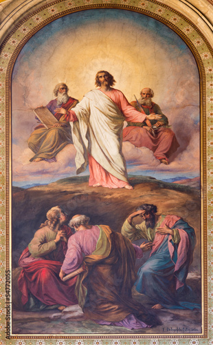 Photo: Vienna - Fresco of Transfiguration of the Lord Vienna - Fresco of Transfiguration of the Lord