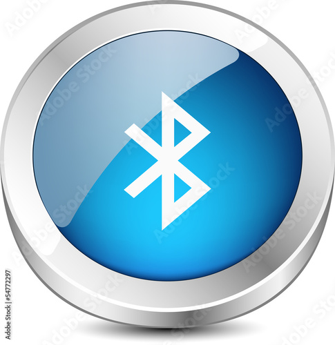 Illustration: BlueTooth button BlueTooth button