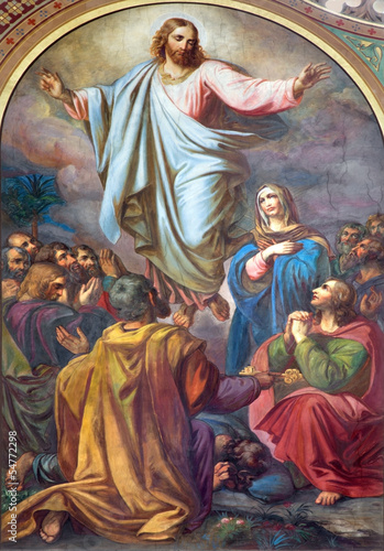 Photo: Vienna - Fresco of Ascension of the Lord Vienna - Fresco of Ascension of the Lord