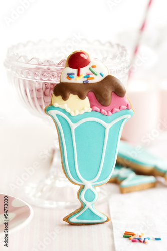 Photo: Ice cream sundae cookies Ice cream sundae cookies