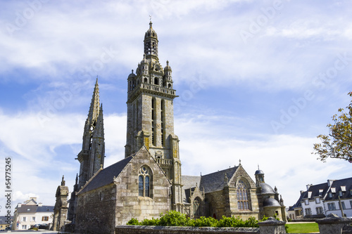 Photo: Gothic church in Brittany, France Gothic church in Brittany, France