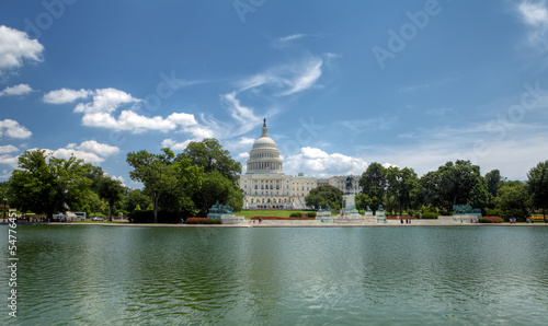Photo: Panoramic view of the Capitol building in Washington, DC Panoramic view of the Capitol building in Washington, DC