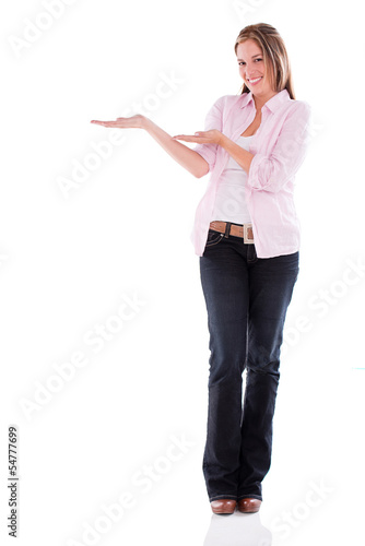 Photo: Welcoming woman Welcoming woman