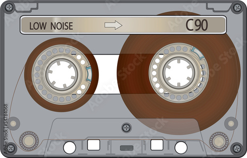 Vector: Audio Cassette Tape Audio Cassette Tape