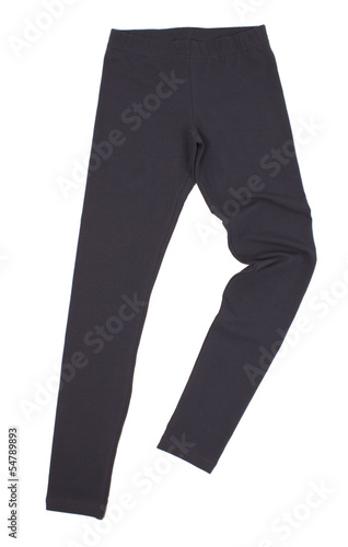 Photo: Sweatpants isolated on white background Sweatpants isolated on white background