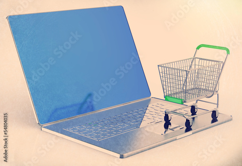 Illustration: On line shopping concept On line shopping concept