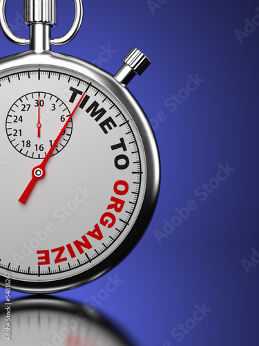 Illustration: Time For Organize, Business Concept. Time For Organize, Business Concept.