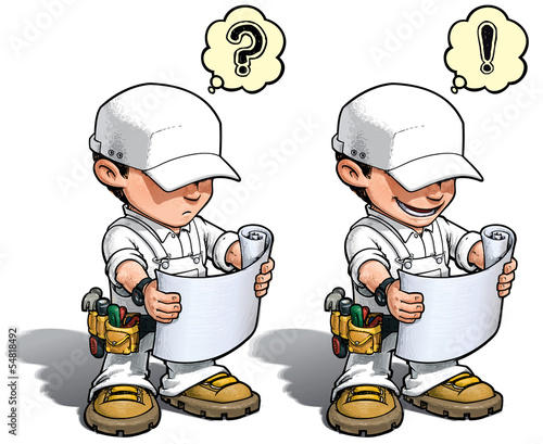 Illustration: Handyman - Reading Plan Color it Yourself Handyman - Reading Plan Color it Yourself