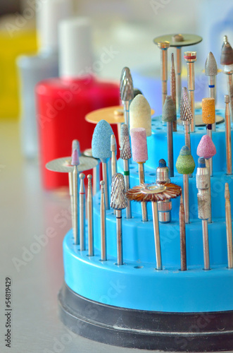 Photo: Closeup of dental technician's tools Closeup of dental technician's tools