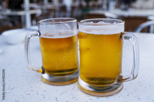 Photo: Two mugs of beer Two mugs of beer