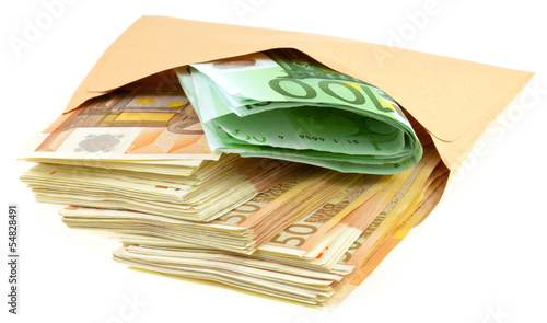 Photo: enveloppe de billets enveloppe de billets
