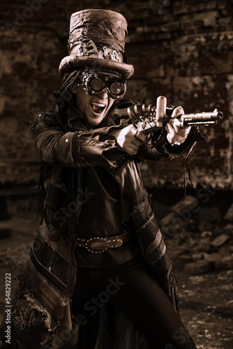 Photo: shooting steampunk shooting steampunk