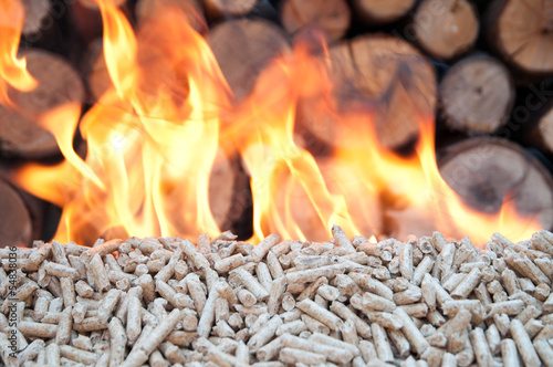 Photo: Pelllets- biomass Pelllets- biomass
