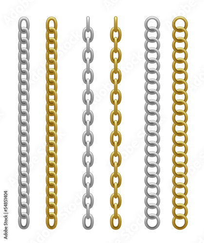 Vector: Chain set Chain set