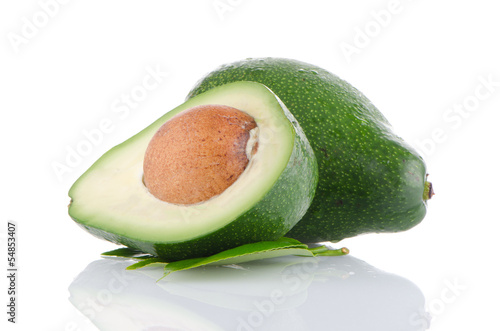 Photo: Avocados on white Avocados on white