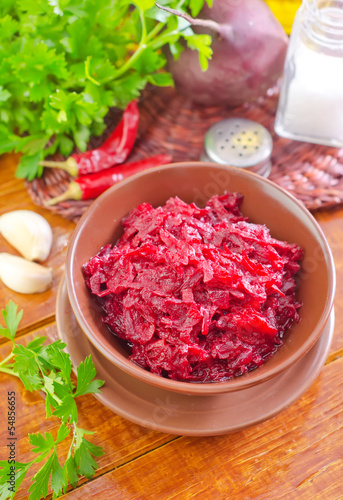 Photo: fried beet fried beet