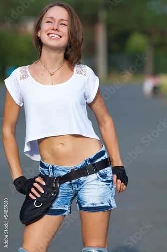 Photo: sporty girl sporty girl