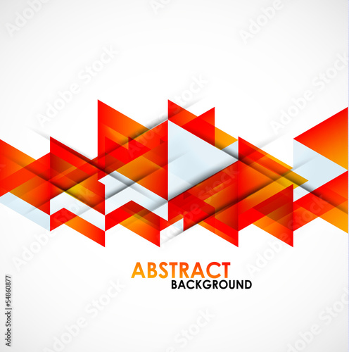 Vector: Abstract orange triangles design Abstract orange triangles design