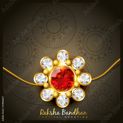 Vector: hindu rakshabandhan festival hindu rakshabandhan festival