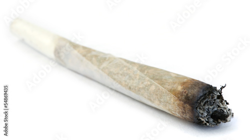 Photo: Isolated Lit Reefer Isolated Lit Reefer