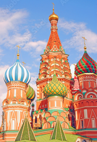 Photo: Saint Basil cathedral in Moscow Saint Basil cathedral in Moscow