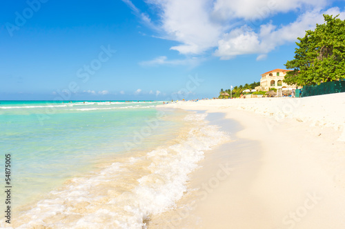 Photo: The beach of Varadero in Cuba The beach of Varadero in Cuba