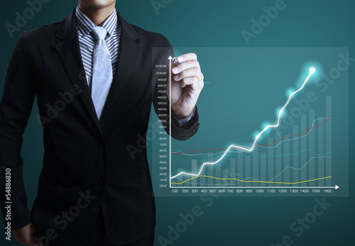 Photo: drawing a graph drawing a graph