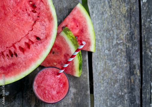 Photo: Water melon smoothie Water melon smoothie