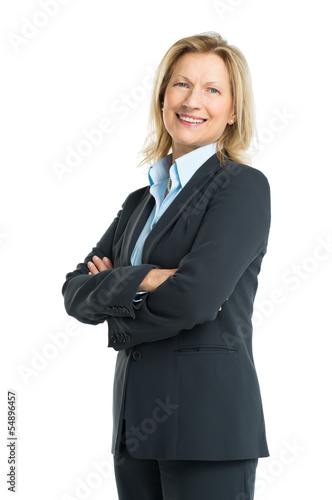 Photo: Portrait Of Happy Senior Businesswoman Portrait Of Happy Senior Businesswoman