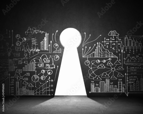 Photo: Key hole background Key hole background
