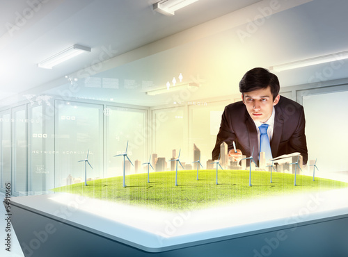 Photo: Environmental problems and high-tech innovations Environmental problems and high-tech innovations