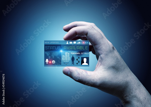Photo: Digital Business Card Digital Business Card